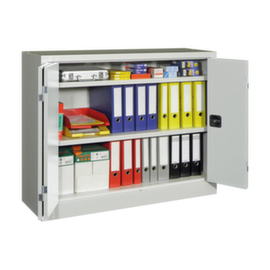 PAVOY Office folding door cabinet Basis light gray