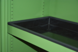 PE insert for hazardous substance cabinet