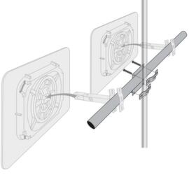 PROCITY Connection bracket for Traffic mirror