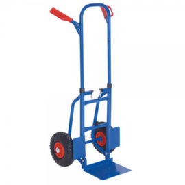 Folding stacking trolley, load capacity 150 kg, Air tires