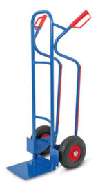 Skid truck Profi with puncture-proof wheels, load capacity 250 kg, Rubber tires