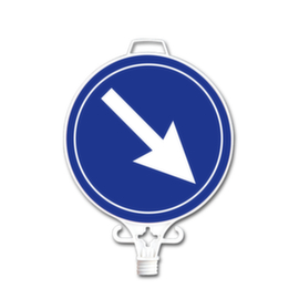 Guide sign for chain stand set, Arrow right