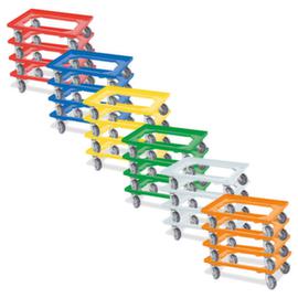 Box trolley set with open angle frame