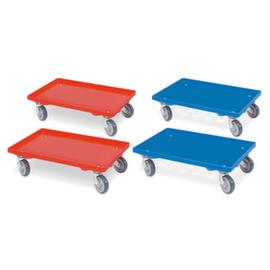 Box trolley set with closed platform