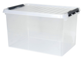 Folder box, transparent, Content 62 l, Support cover