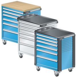LISTA Workshop trolley with 6 drawers