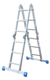 Krause Multi-purpose folding ladder STABILO® Professional, 4 x 3 Profiled rungs
