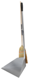 Flora Stand shovel and broom Dusty Compact 40 with Rice straw bristles, sweeping width 250 mm