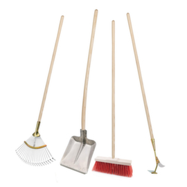 Flora GaLaBau equipment set with shovel, rake, plasterer and broom