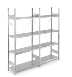 Plug-in shelving ISIPACK© with 4 shelves