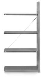 Plug-in shelving ISIPACK© with 4 shelves