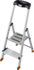 Krause Stepladder PlusLine Monto® Sepuro, 2 Extra deep checker plate steps