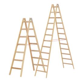 Wooden Hymer rung stepladder