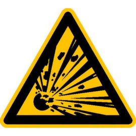 Warning sign SafetyMarking® against explosive substances