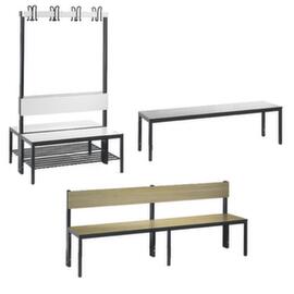 C+P Changing room bench Basic Plus for damp rooms
