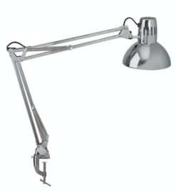 MAUL Professional desk lamp MAULstudy chrome in retro design, chrome