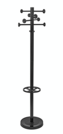 MAUL Particularly robust coat rack MAULgrando, with 8/4 hook, black