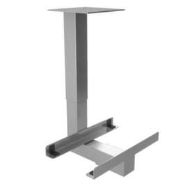PC holder for sit-stand desk