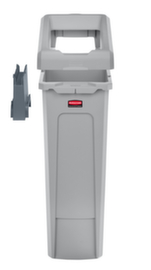 Rubbermaid Waste garbage can Slim Jim® Starter, 87 l, gray
