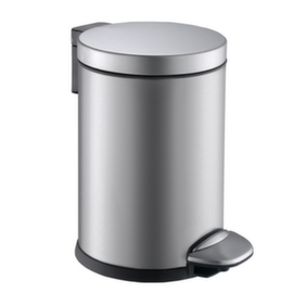 Round stainless steel pedal garbage can EKO Luna Step