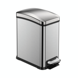 Stainless steel pedal garbage can EKO New Rejoice