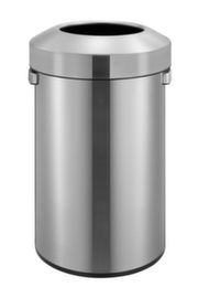 Open stainless steel waste garbage can EKO Urban Bin