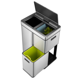Stainless steel recycling bin EKO Mirage Plus