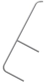 Handrail for platform stairs