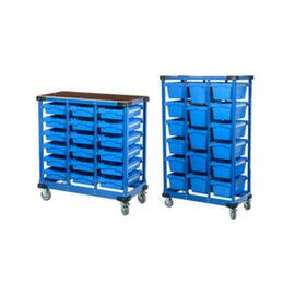 Allit Container transport trolley ProfiPlus with boxes