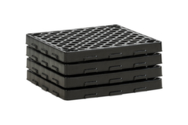 Cemo PE grating set for drip tray, width x depth 600 x 600 mm