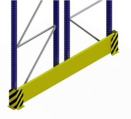 META Shelf collision protection, Single plank, length 1100 mm