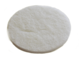Pad for orbital single-disc machine