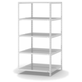hofe Screw-on file shelving basic bay with cover shelf