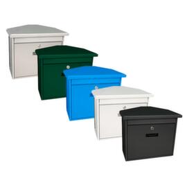 Wall letterbox Zamoran with nameplate and newspaper compartment