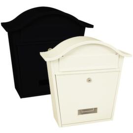 Classic wall letterbox Tatifan with nameplate