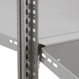 hofe Kanban shelving with straight and sloping shelves