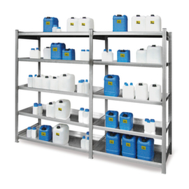 hofe Hazardous goods shelving for small containers