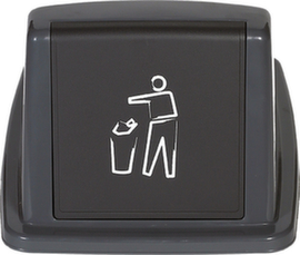 High lid probbax® for recycling bins