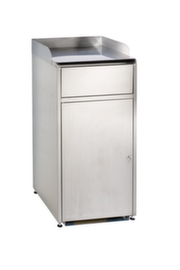 Litter garbage can Mec with flap