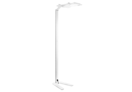 Novus LED free-standing luminaire Attenzia space+ with movable panels