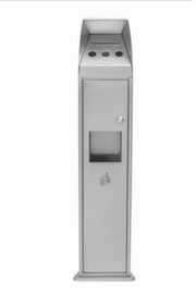 Stainless steel combination ashtray BLOCK