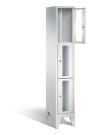 C+P Locker cabinet Classic with transparent doors