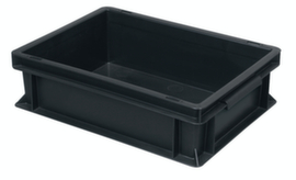 ESD stacking containers made of PP