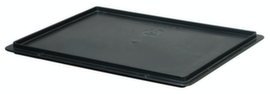 Lid for ESD stacking containers