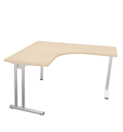 Nowy Styl Height-adjustable free-form desk E10 with C-leg frame