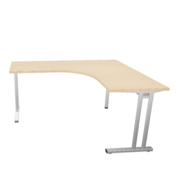 Nowy Styl Height-adjustable free-form desk E10 with C-leg frame