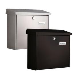 Extra deep wall letterbox Comfort with nameplate