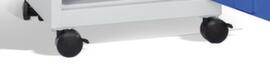 C+P 4 swivel castors ERGO for side cabinet