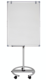 MAUL Rotatable flipchart MAULpro flip2use, height 1360 - 1900 mm