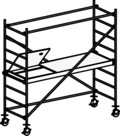 Hymer Mobile scaffolding 8371 with cantilever
